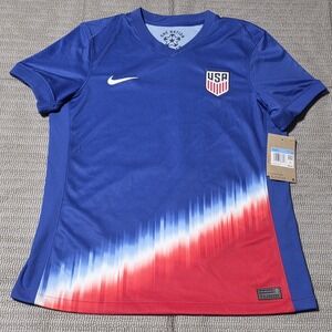 Nike Women's USA One Nation One Team Soccer Jersey Size Medium Blue NWT